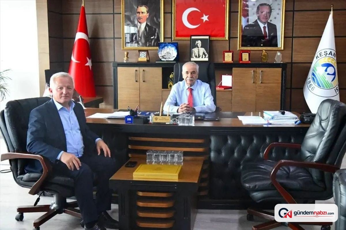 İpsala ve Keşan Belediye Başkanları iş birliği için bir araya geldi