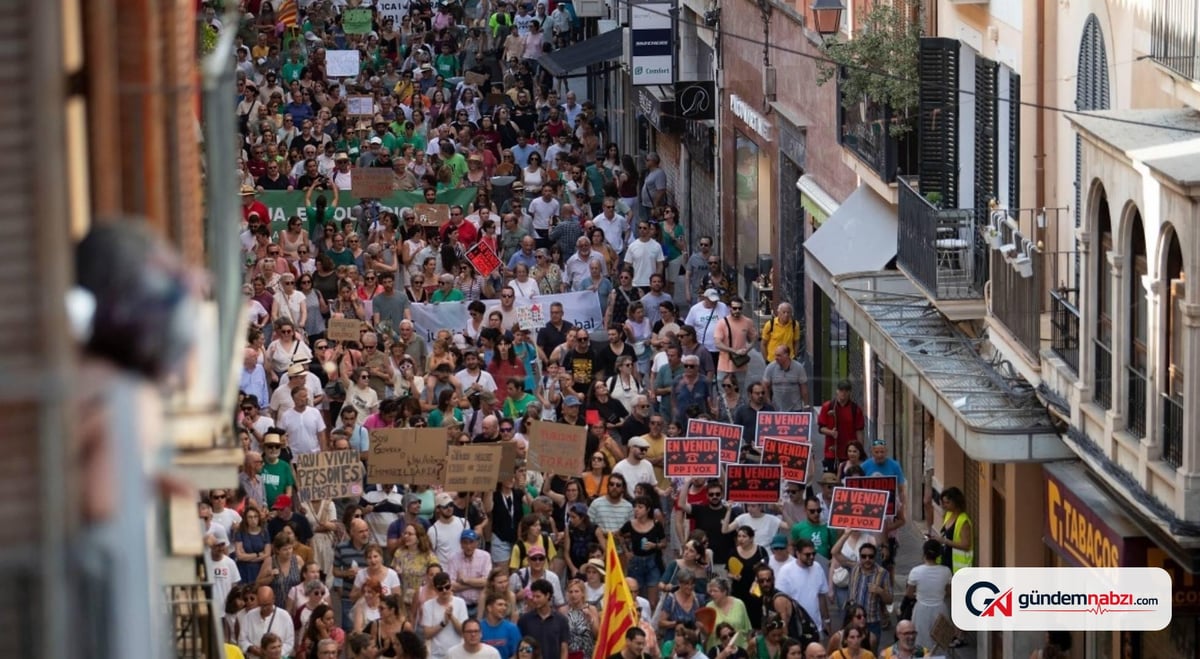 Mallorca'da 30 bin kişi sokağa çıkacak