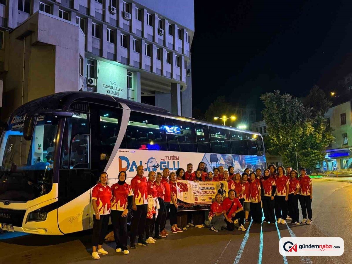 Zonguldak Halk oyunları topluluğu Makedonya ve Sırbistan'a gitti