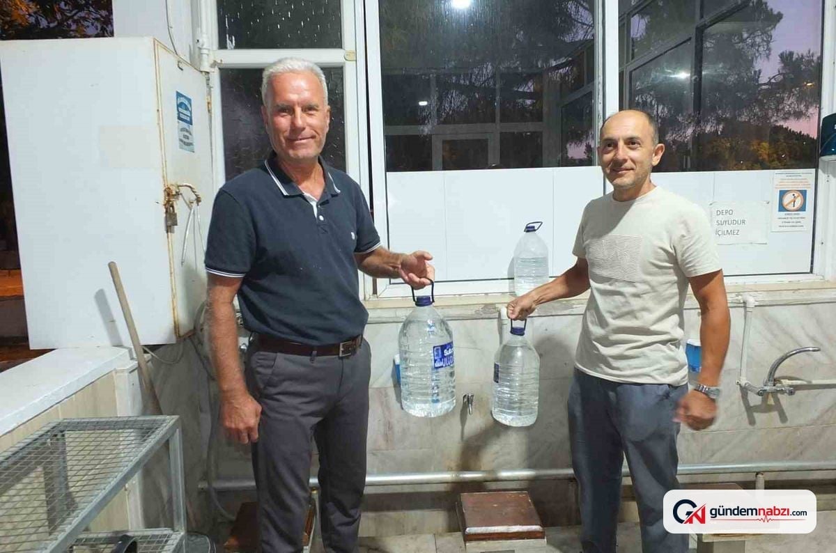 Balıkesir Burhaniye'de su kesintisi tepki çekti