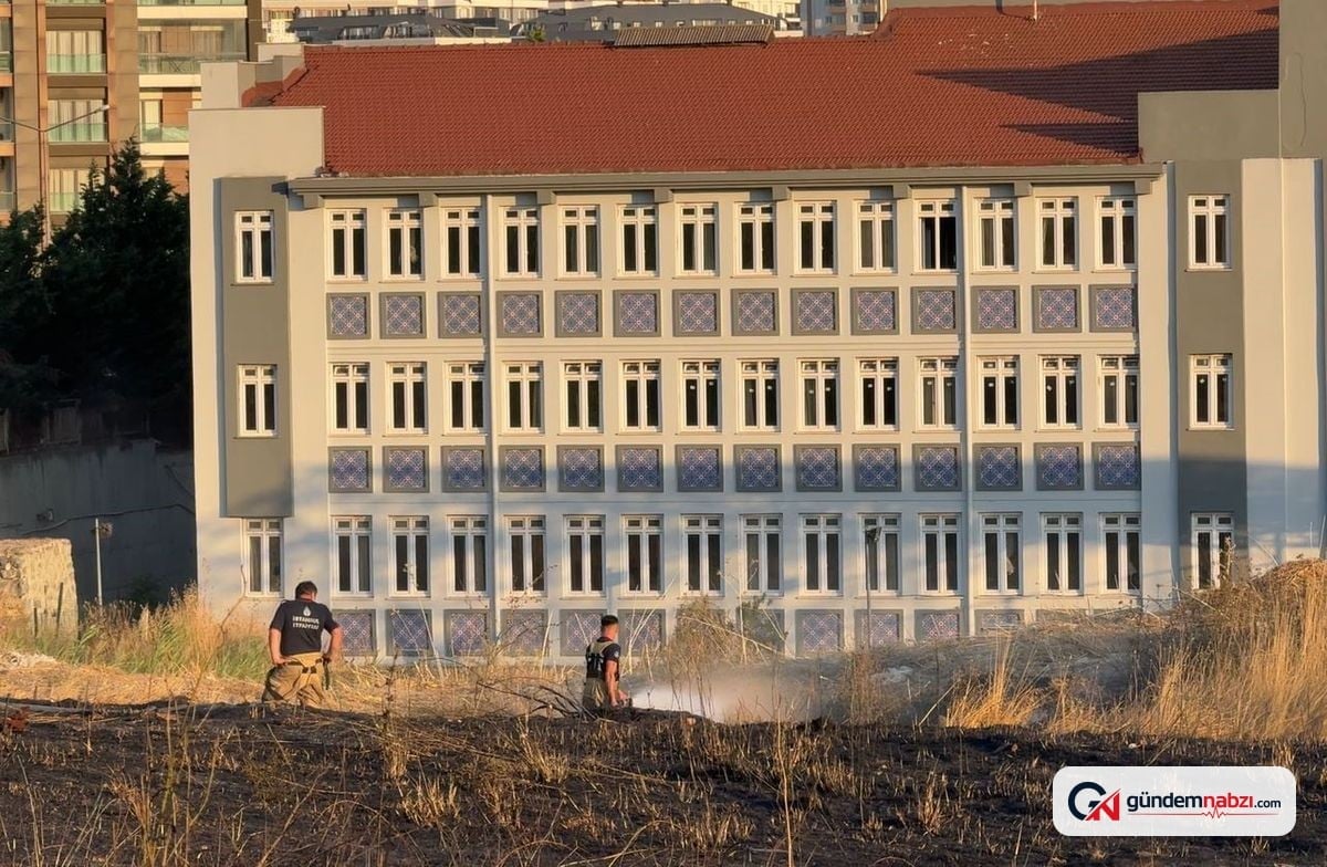 Beylikdüzü'nde otluk yangını kontrol altına alındı