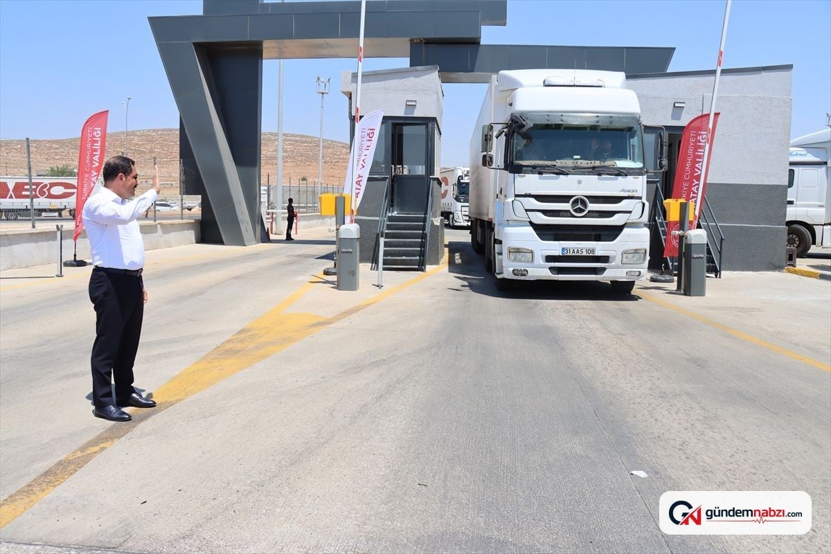 Cilvegözü Sınır Kapısı'nda tır parkı hizmete açıldı