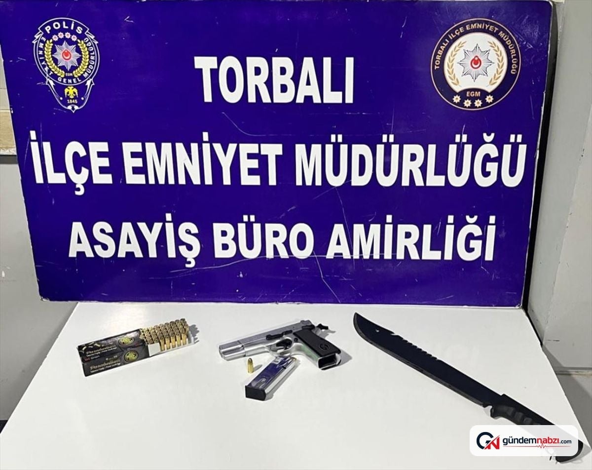 İzmir Torbalı'da silahlı kavga: 1 kişi tutuklandı