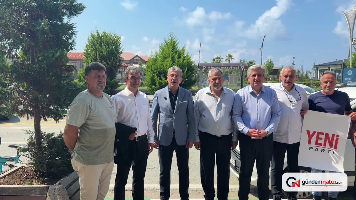 YENİ Parti Grup Başkanvekili Günaydın Rize'de esnafı ziyaret etti