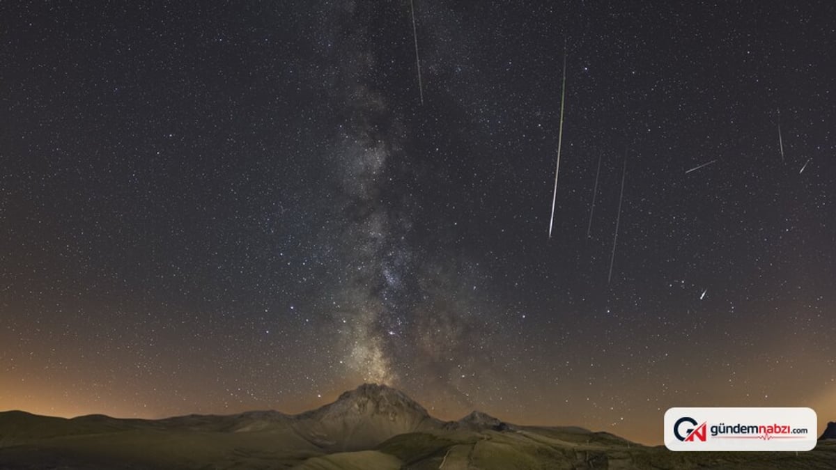 Erciyes'te Perseid Meteor Yağmuru heyecanı yaşanacak