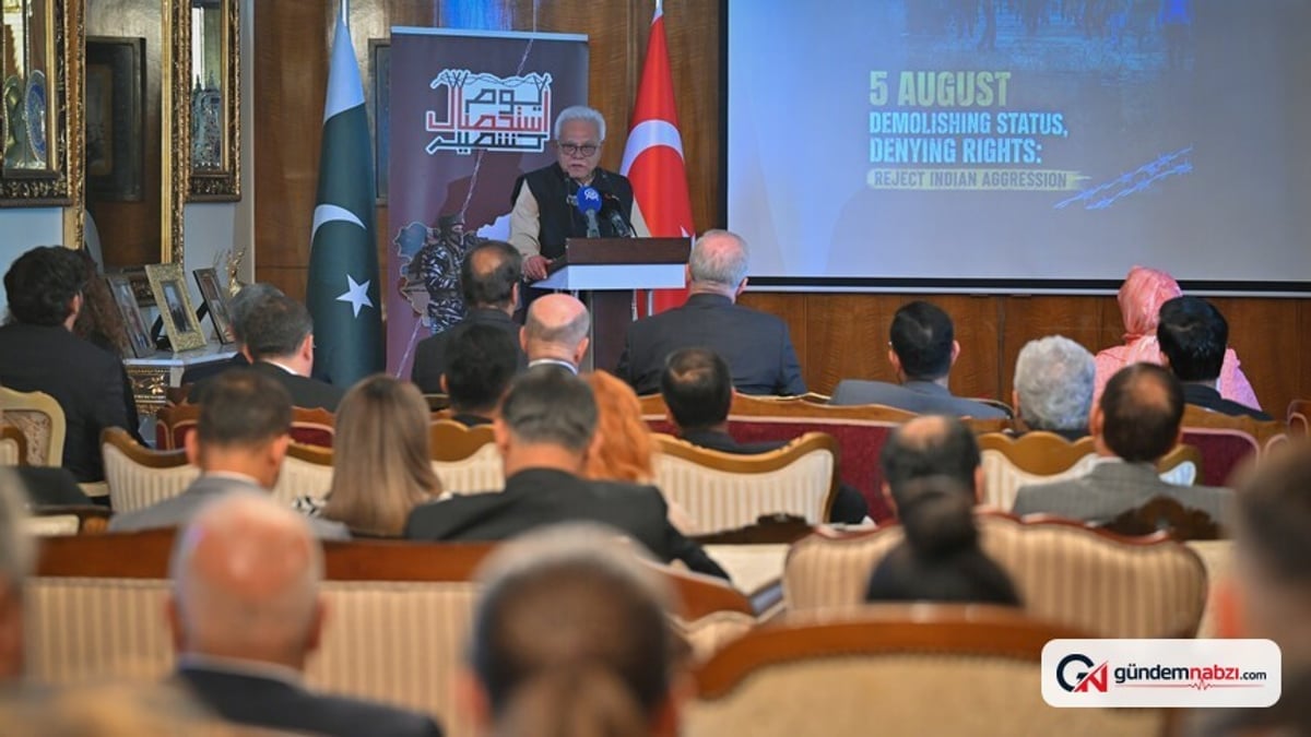 Ankara'da 'Keşmir Sömürü Günü' etkinliği düzenlendi