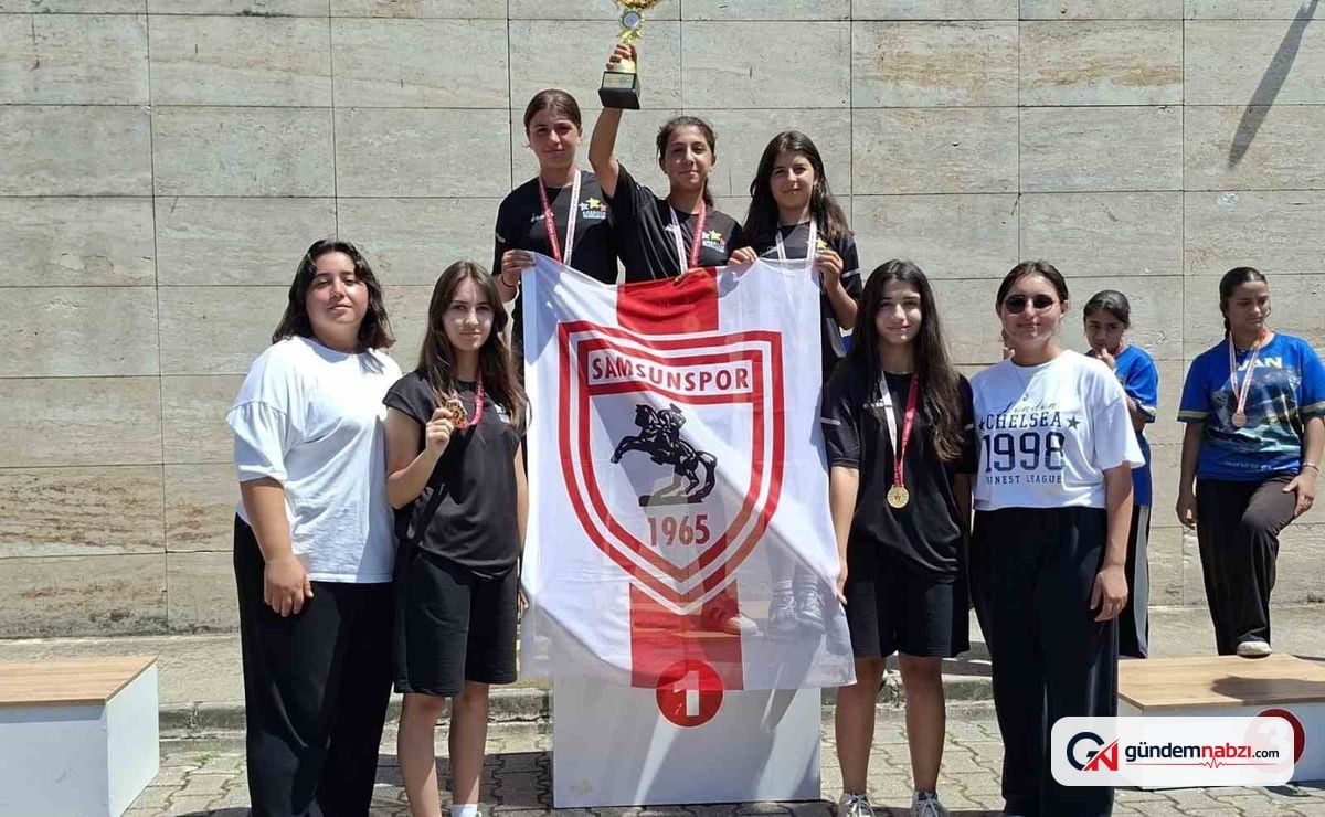 Samsunspor Bocce Takımı Yıldız Kızlar Türkiye şampiyonu oldu