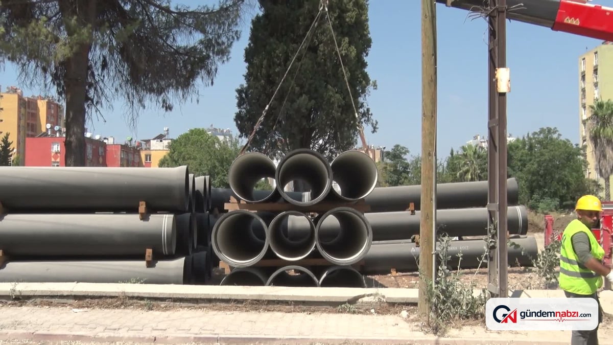 Adana'da içme suyu altyapısı için milyonluk yenileme çalışması