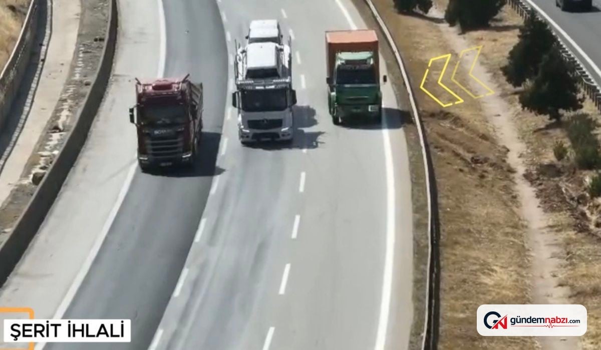 Gaziantep'te dron destekli denetimde bin 123 araca ceza kesildi