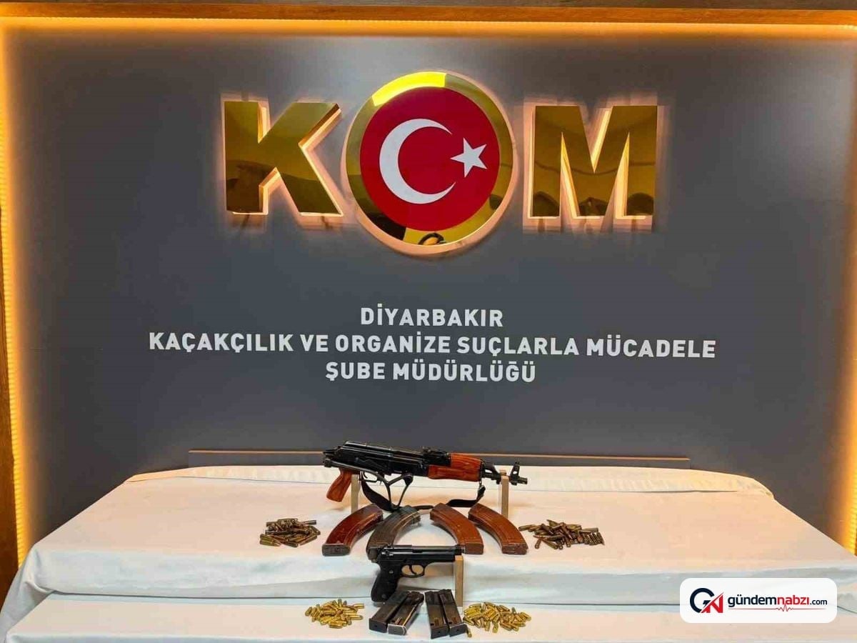 Diyarbakır'daki silah operasyonunda yakalanan 2 şüpheli tutuklandı