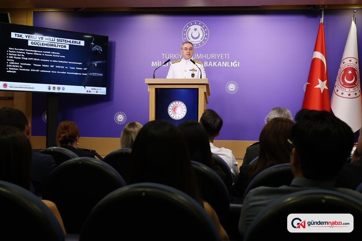 Milli Savunma Bakanlığı'ndan haftalık bilgilendirme toplantısı