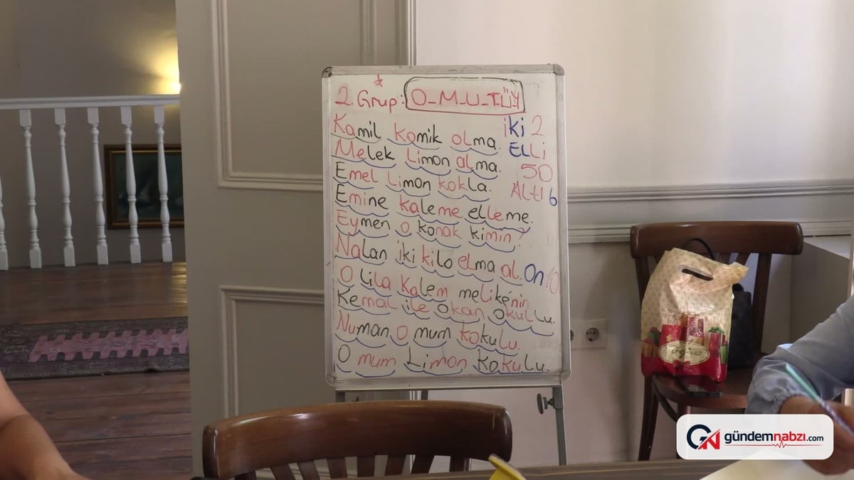 Konaklı kadınların okuma azmi örnek oldu