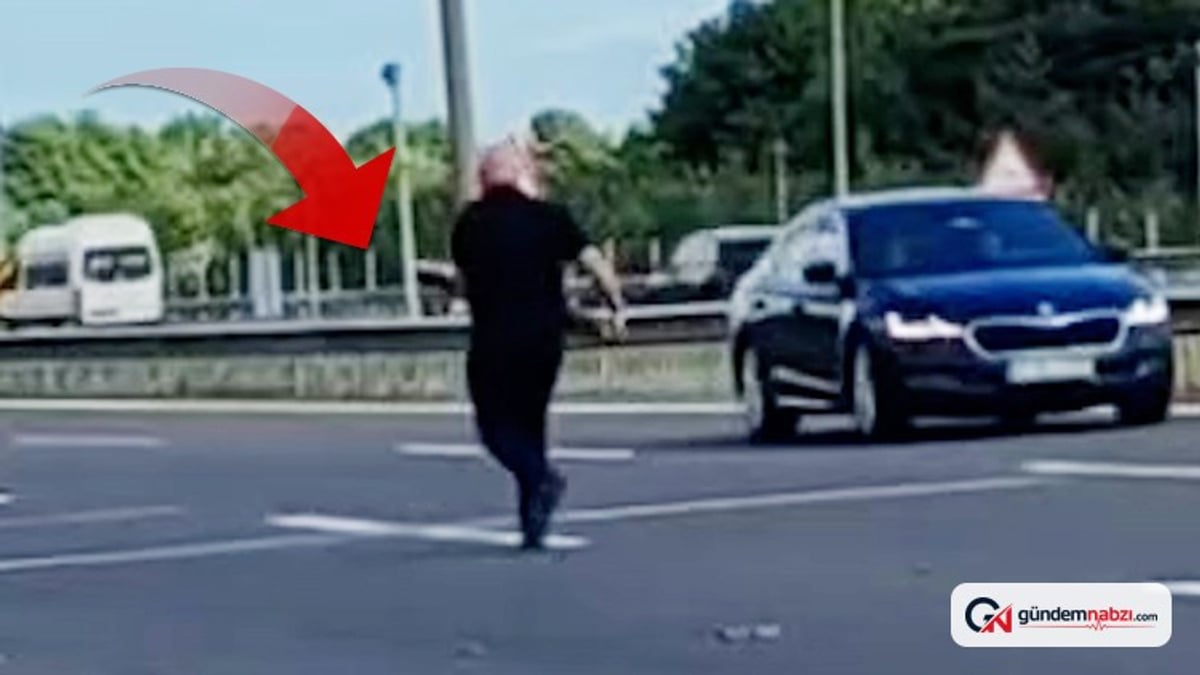 Bolu'da yoldan odun parçasını kaldıran vatandaş dikkat çekti