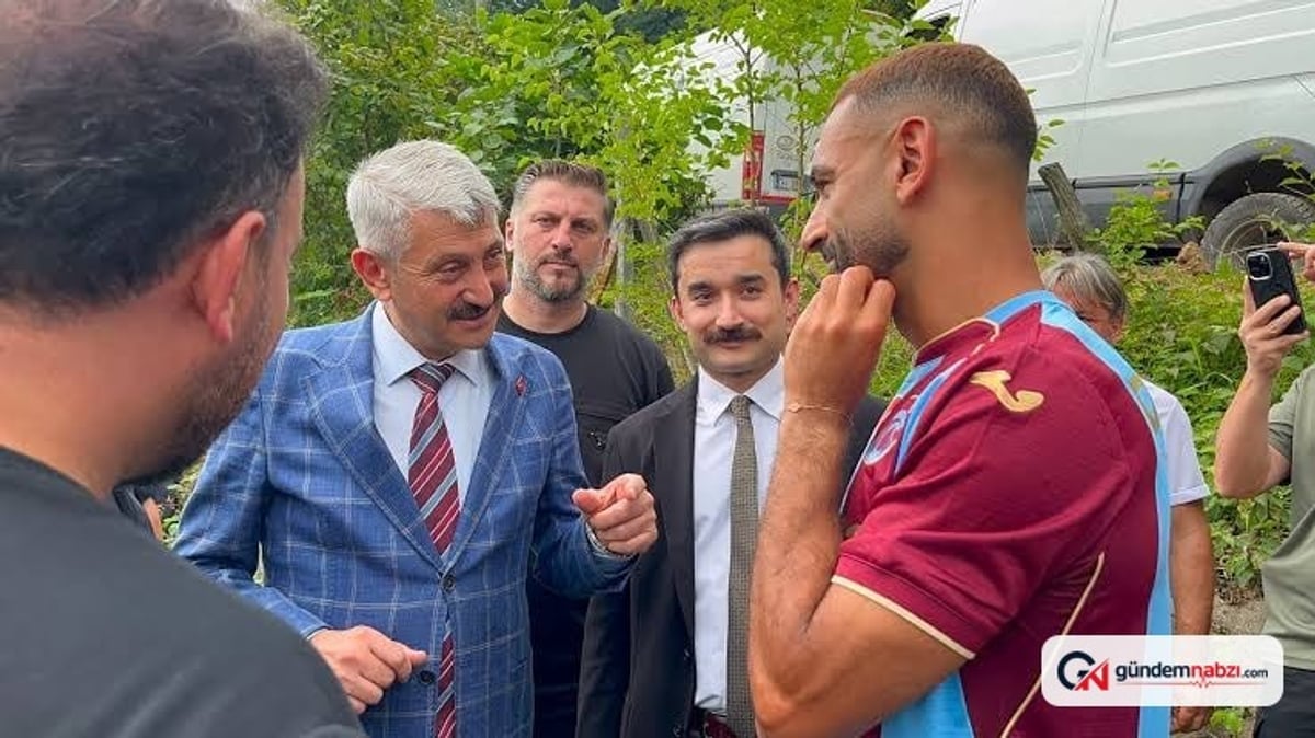 Trabzon Araklı'da Mohamed Salah ile belediye başkanı arasında arsa diyaloğu
