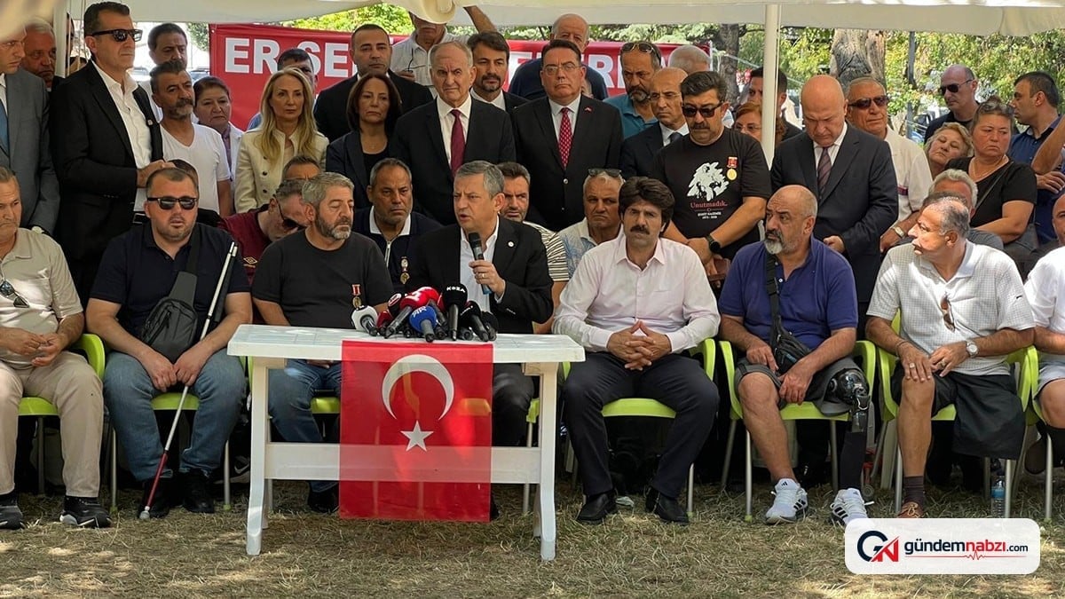 Özgür Özel, gazilerin sorunlarına çözüm bulunmasını istedi