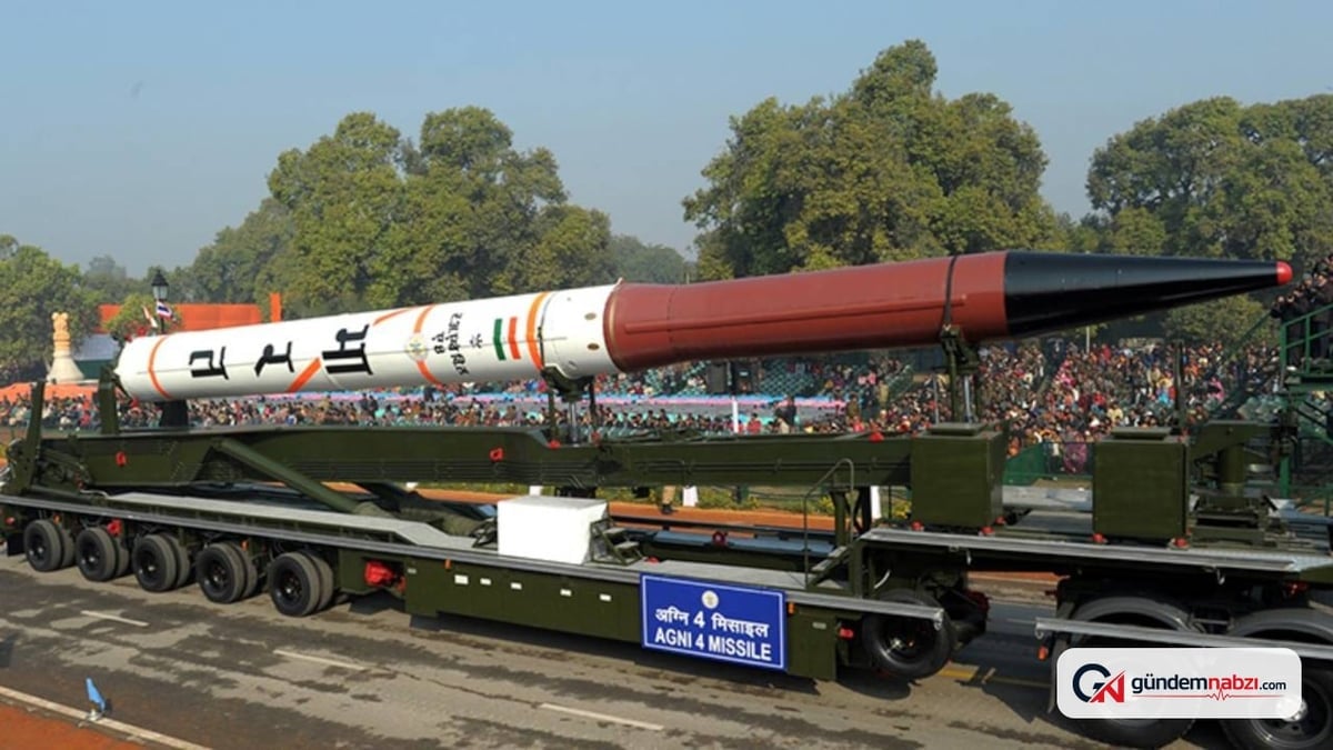 Hindistan, 4 bin kilometre menzilli balistik füze testi yaptı