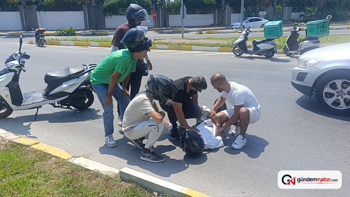 Yangına giden itfaiyeye yol vermek isterken minibüse çarptı