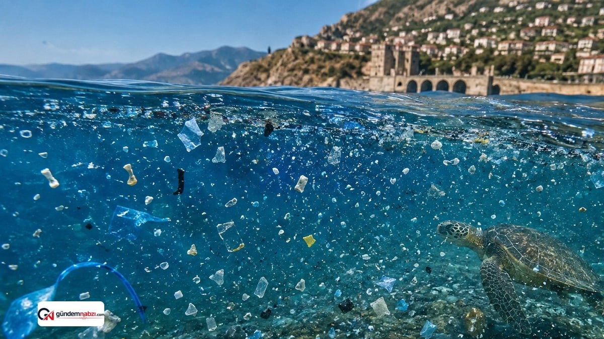 Akdeniz kıyılarındaki plastik kirliliği alarm veriyor