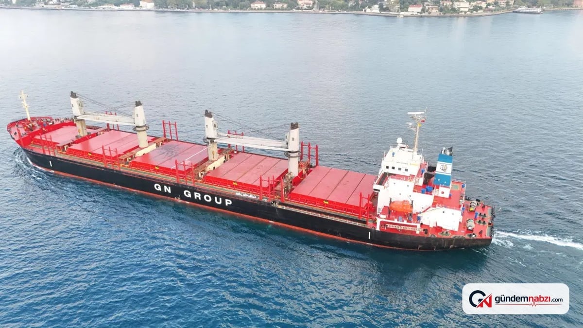 M/v Lady Zehma İstanbul Boğazı'ndan geçti