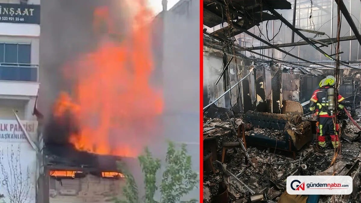 Aydın'da mobilya mağazasında yangın: İtfaiye ekipleri müdahalede bulundu