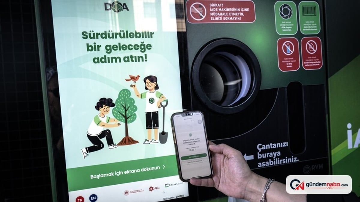 DOA makinelerine bırakılan atıkların geri dönüşüm yolculuğu