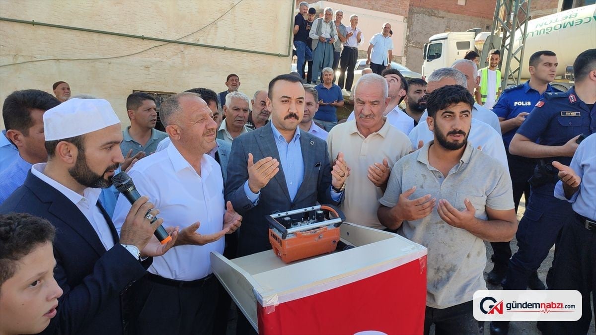 Çelikhan'da 500 cemaat kapasiteli caminin temeli atıldı
