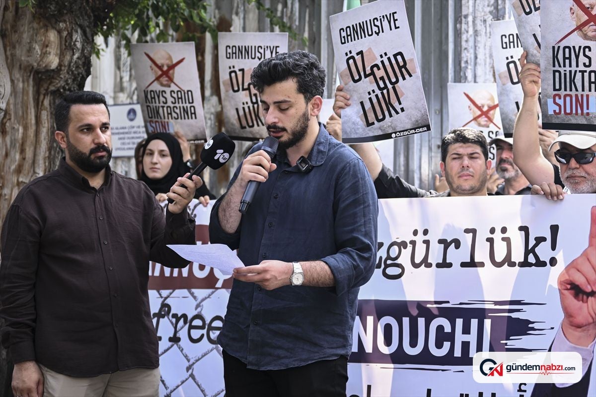 İstanbul'da Özgür-Der'den Gannuşi'ye özgürlük çağrısı