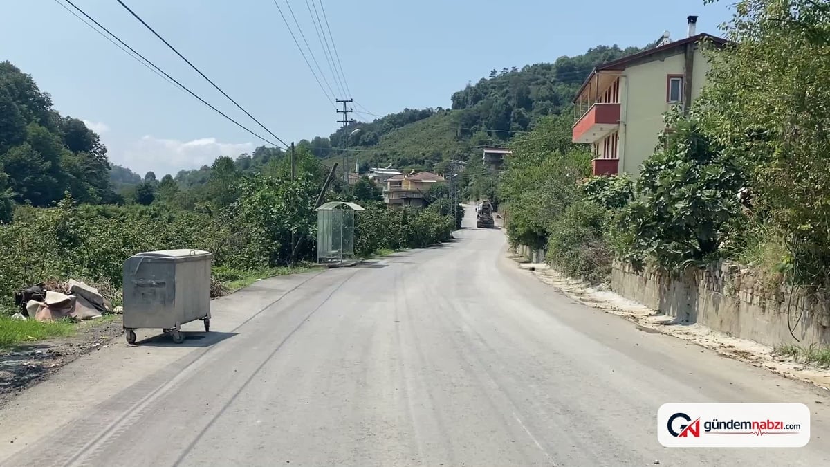 Zonguldak'ta kamyon trafiği mahalleliyi rahatsız ediyor