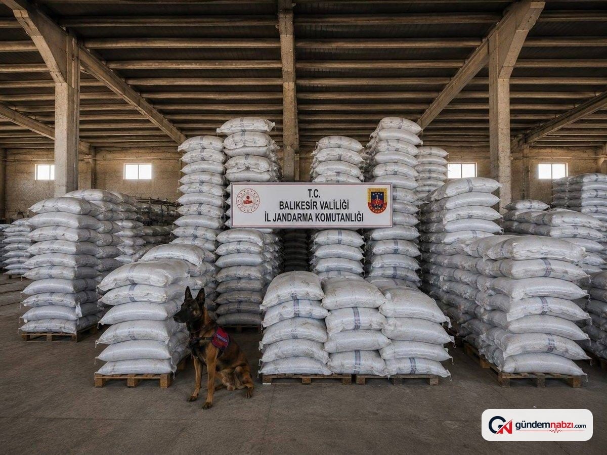 Balıkesir'de 6,6 ton kaçak çay ele geçirildi