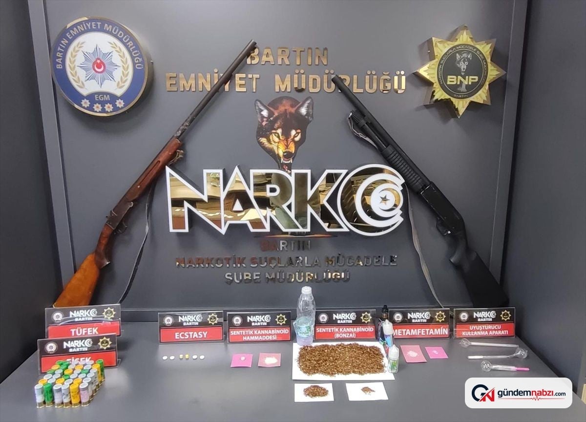 Bartın'da uyuşturucu operasyonu: 5 gözaltı