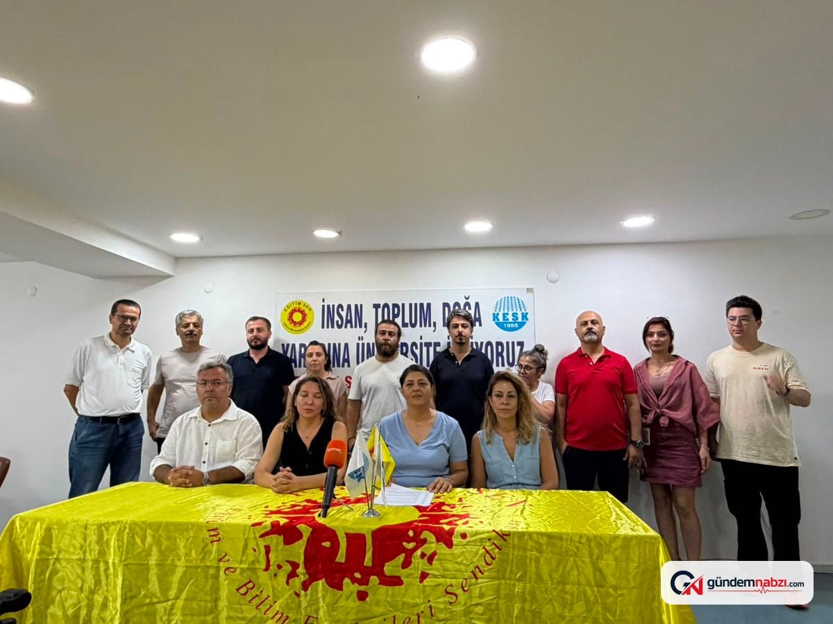 Sendikalar Ege üniversitesi'nin izin kararına tepki gösterdi