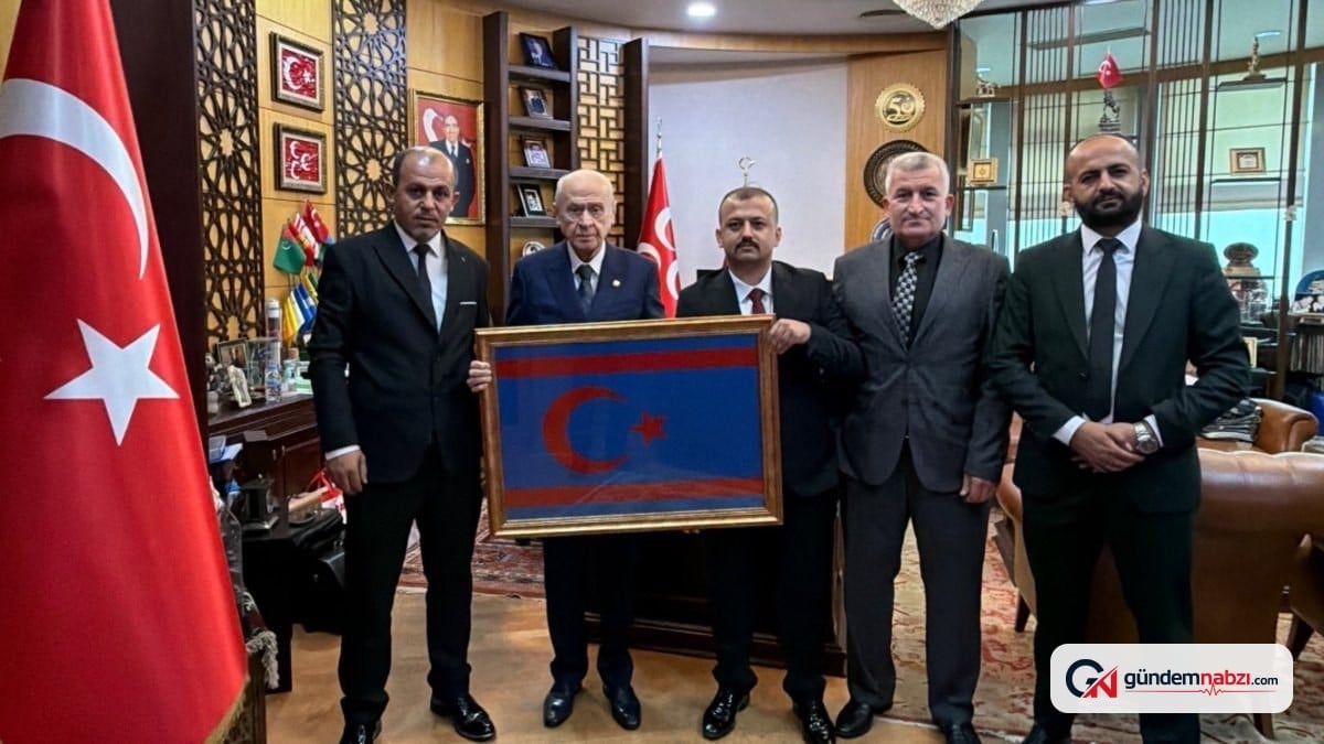Suriye Türkmenleri, Devlet Bahçeli'yi ziyaret etti