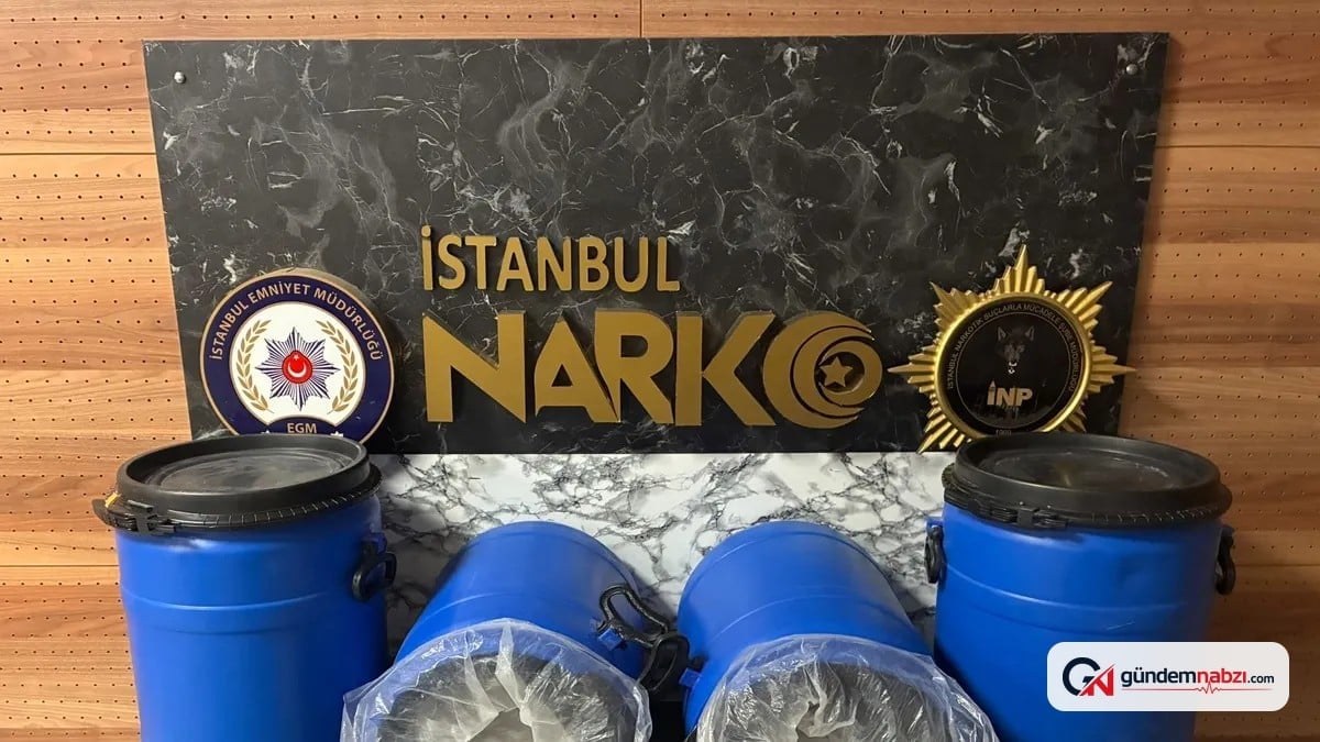 İstanbul'da uyuşturucu operasyonu: 104 kilo madde ele geçirildi