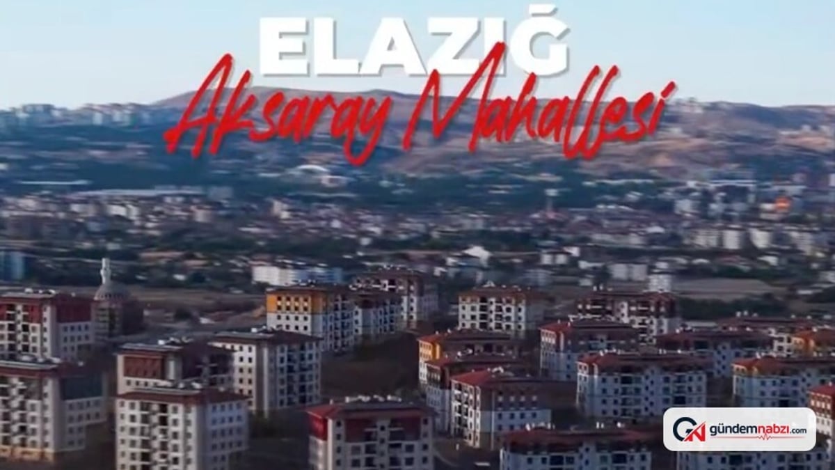 Bakanlık Elazığ'daki afet konutları hakkında bilgi verdi