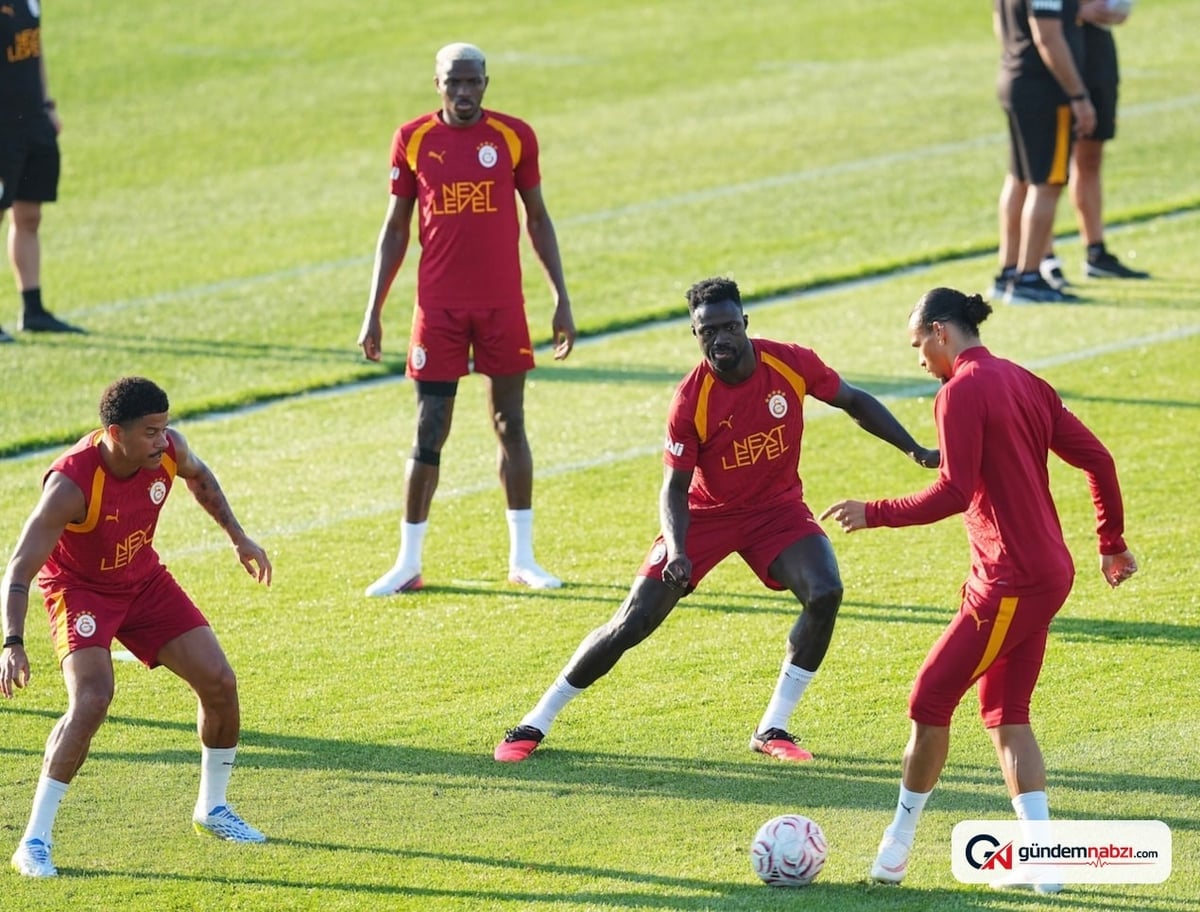 Galatasaray'da Villarreal maçı mesaisi sürüyor