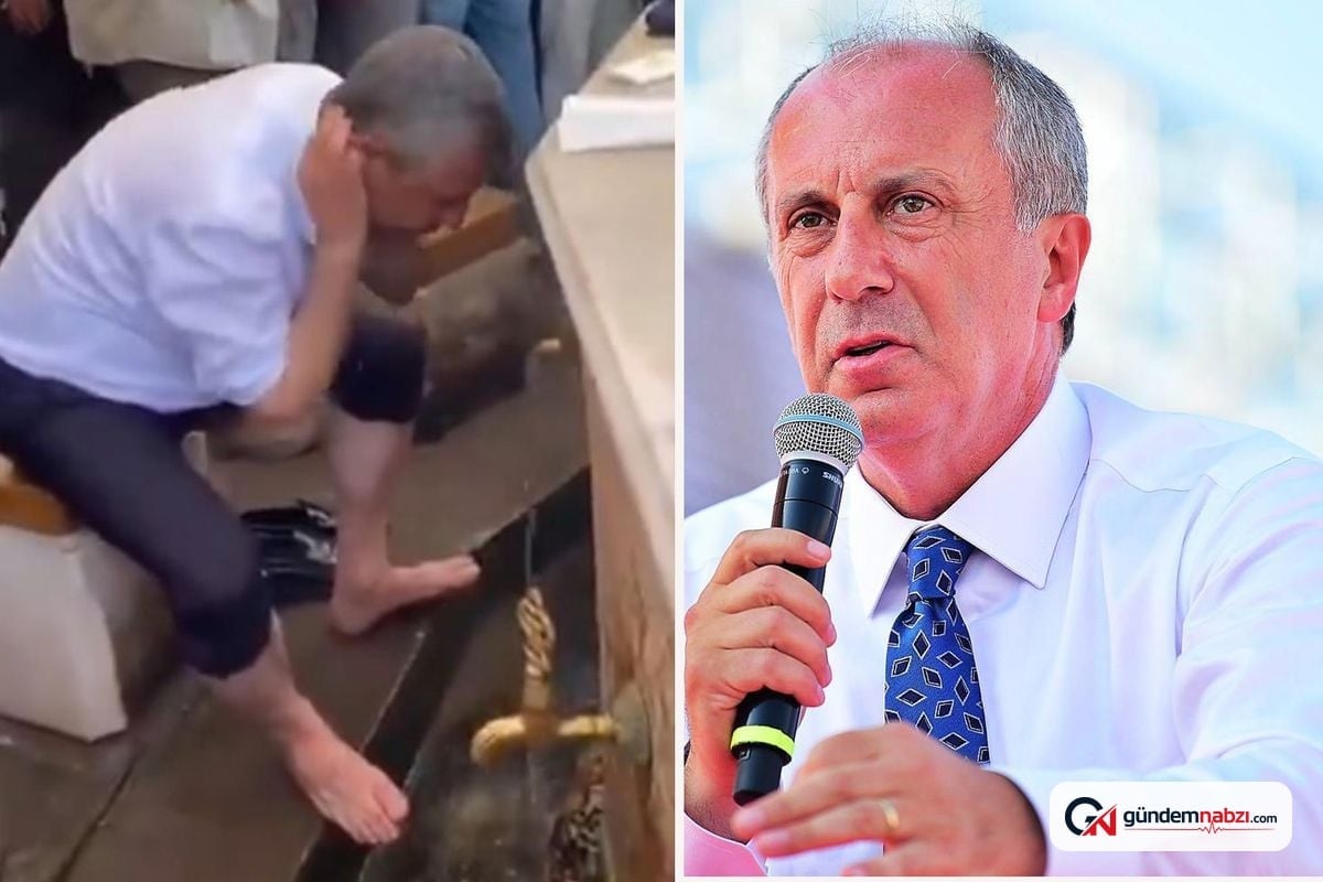 Özgür Özel'in abdest görüntülerine Muharrem İnce'den yorum