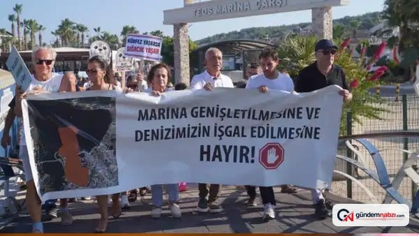 Sığacık’ta marina projesine karşı halk tepkisi büyüyor