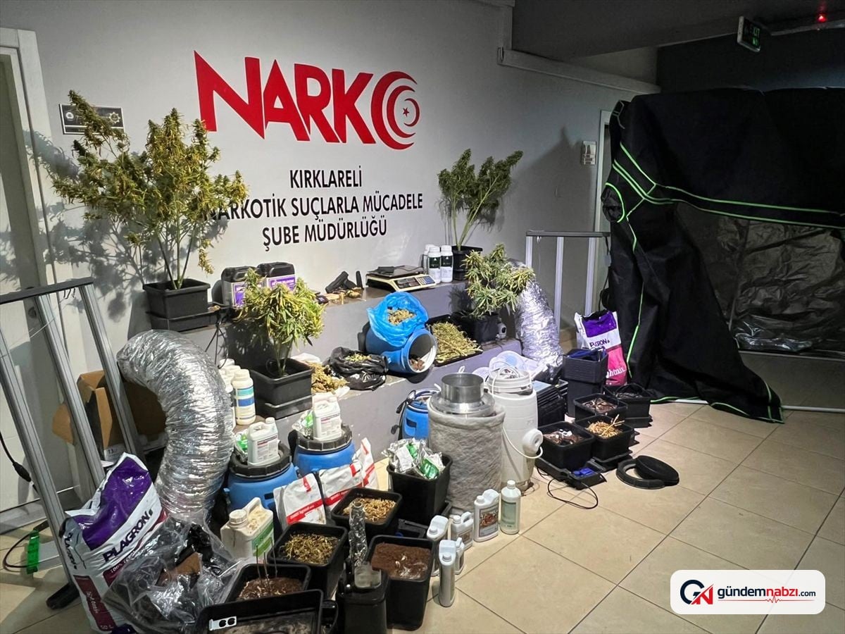 Kırklareli'nde uyuşturucu operasyonunda 2 kişi tutuklandı