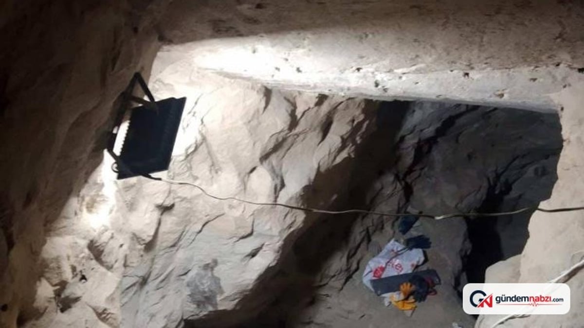 Gaziantep'te define kazısına jandarma baskını: 5 kişi yakalandı