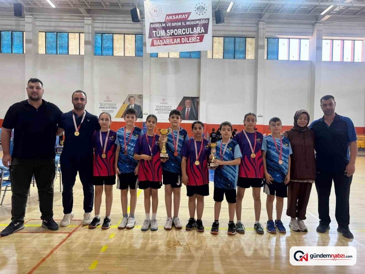 Kayseri masa tenisinde Aksaray'da başarı elde etti