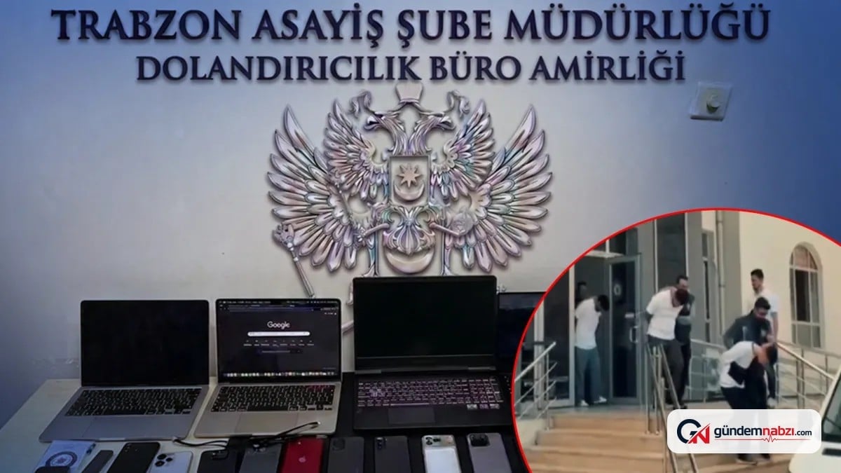 Trabzon'da banka personeli kılığındaki dolandırıcılara operasyon