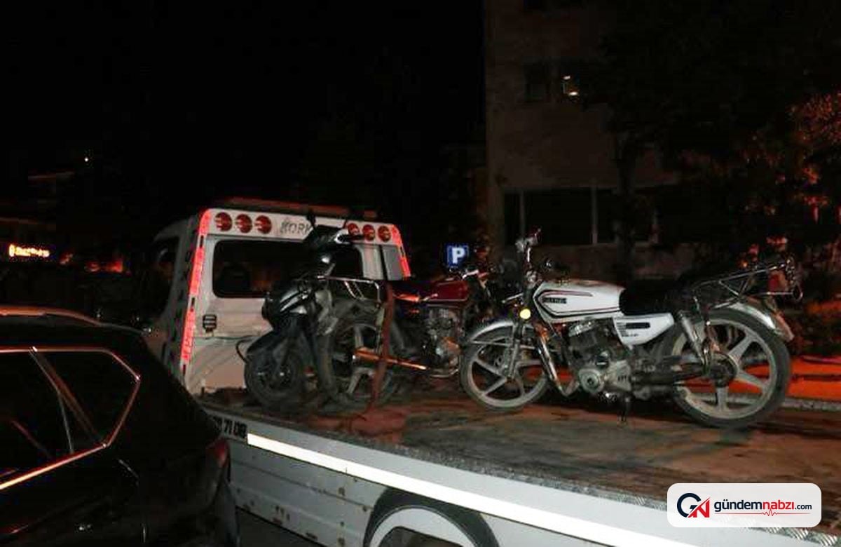 Konya'da motosiklet denetiminde 905 bin lira ceza kesildi