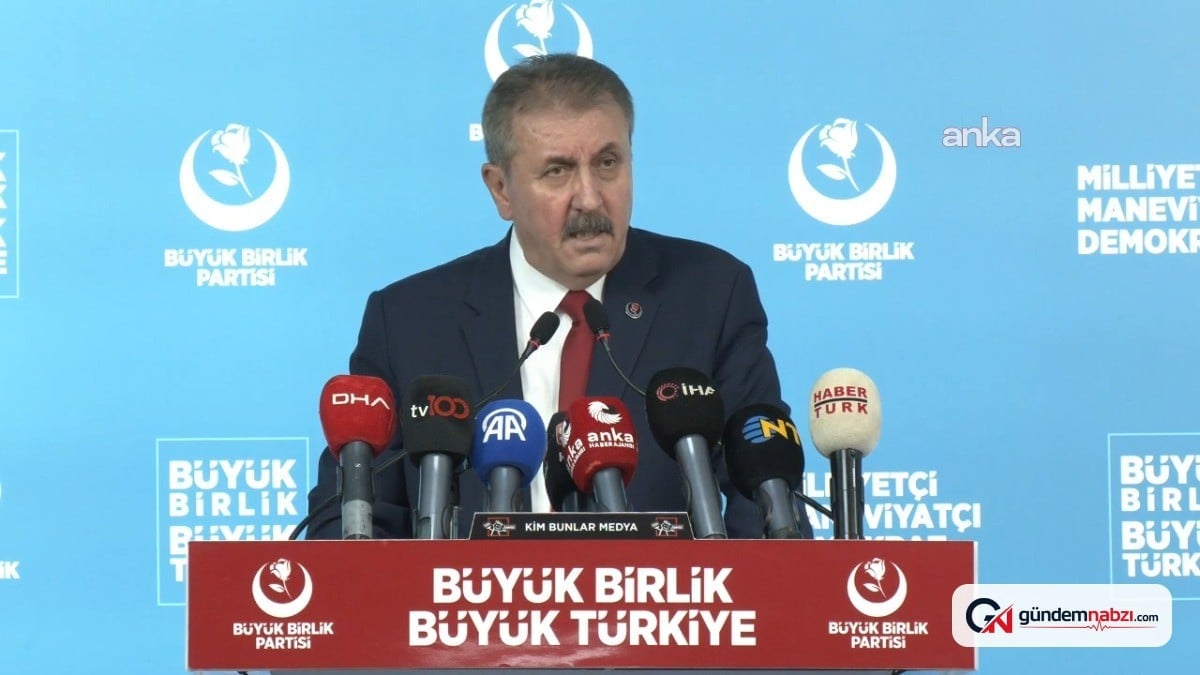Mustafa Destici: Terör örgütü mensuplarının affedilmesi kabul edilemez
