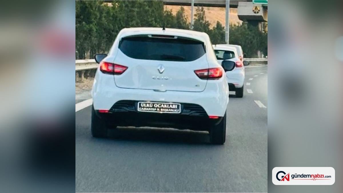 Gaziantep'teki plakaya ceza kesildi