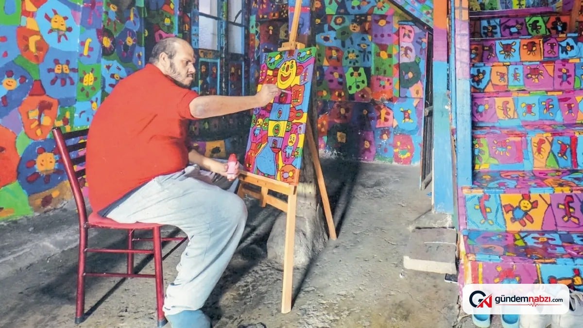 Engelleri sanatla aşıyor, dünyayı güzelleştiriyor