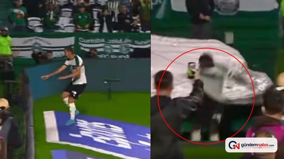 Brezilya'da gol sevincinde reklam panosunun arkasındaki boşluğa düştü