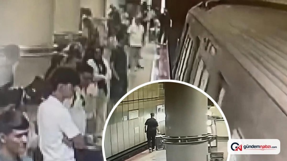 Şişli'de görme engelli genç metro raylarına düştü