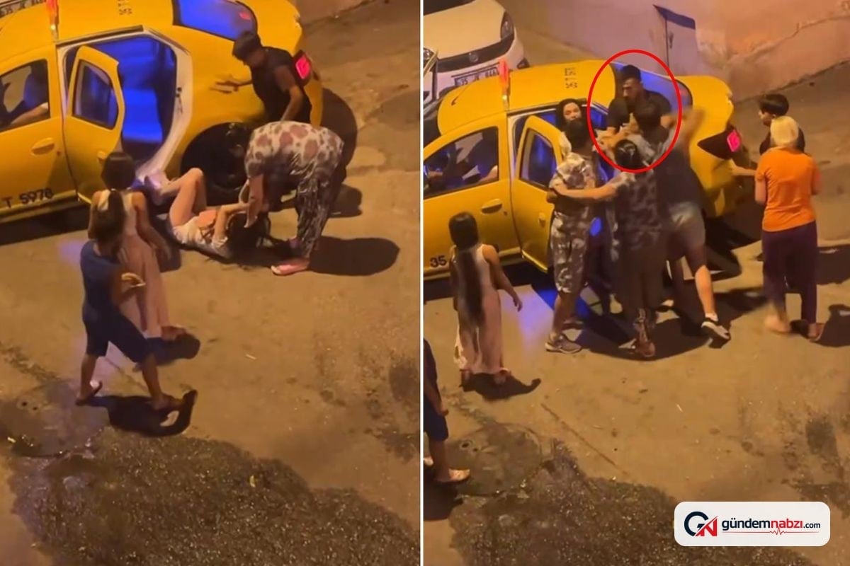 İzmir'de Bıçak çektiği iddia edilen kadın ile ayırmaya çalışan genç darbedildi