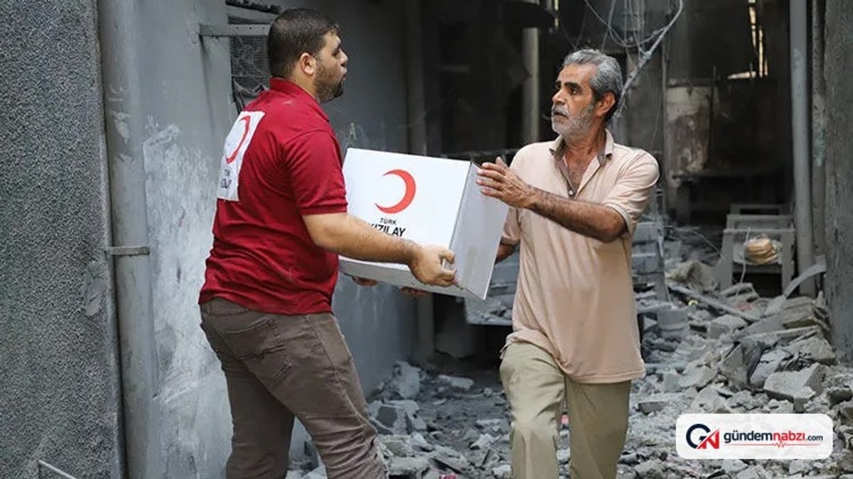 Türk Kızılay, Gazze'ye temiz su ve hijyen kiti gönderiyor