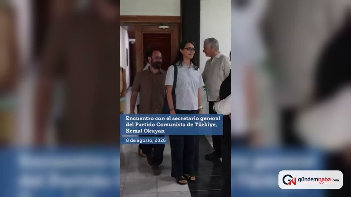 Küba Devlet Başkanı Diaz-Canel ve TKP Genel Sekreteri Okuyan buluştu